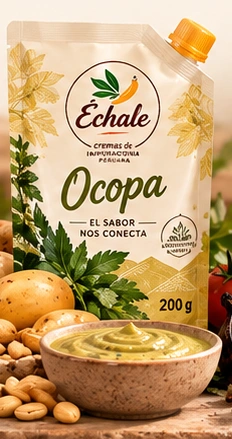Presentación fotográfica conceptual de Ocopa Échale