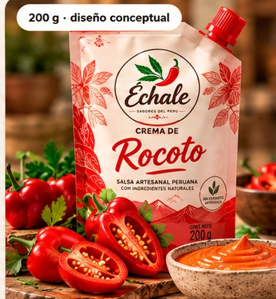 Presentación fotográfica conceptual de Rocoto Échale
